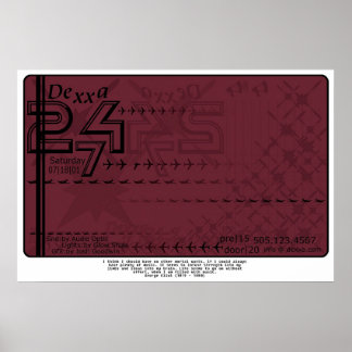 デクサ ポスター