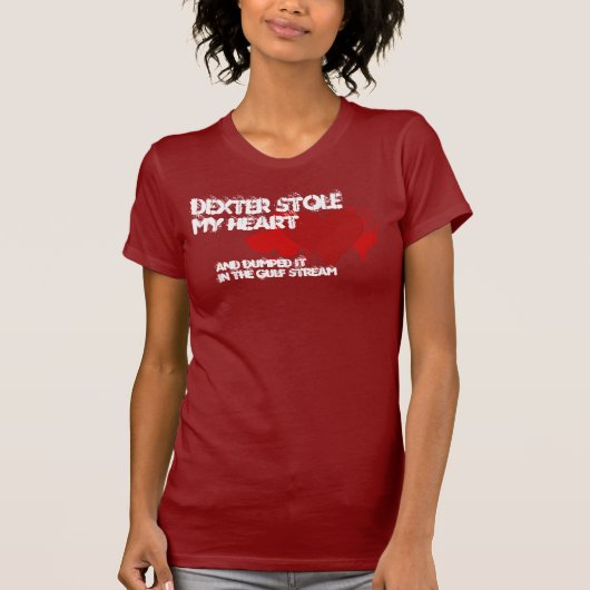 デクスターが私のハート Tシャツ (正面)
