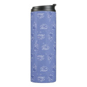 デクスターとマンダーク原子パターン タンブラー (回転左)