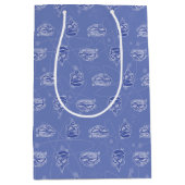 デクスターとマンダーク原子パターン ミディアムペーパーバッグ (正面)