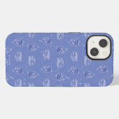 デクスターとマンダーク原子パターン iPhoneケース (裏面横)