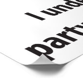 デクスターのおもしろいヴィンテージ ポスター (角)