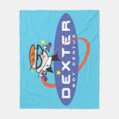 デクスターの天才 フリースブランケット (正面)