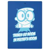 デクスターの部屋はブーム クリップボード (裏面)