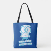 デクスターの部屋はブーム トートバッグ (裏面)