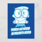 デクスターの部屋はブーム ポストカード (正面)