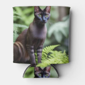 デクスターザブラックシャム猫クーラーボックス 缶クーラー (正面)