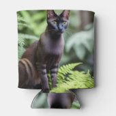 デクスターザブラックシャム猫クーラーボックス 缶クーラー (裏面)