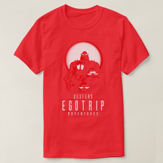 デクスターズ・エゴ・トリップ・アドベンチャー Tシャツ (デザイン正面)