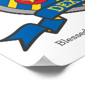 デクスター少年の名前の意味heraldryシールドポスター ポスター (角)