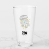 デクスター「ユーレカ!」 ハーフトーン吹き出しグラフィックス タンブラーグラス (裏面)