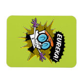 デクスター「ユーレカ!」 ハーフトーン吹き出しグラフィックス マグネット (横)