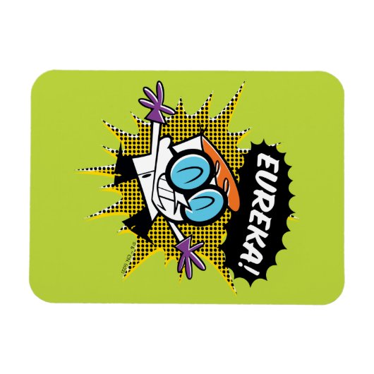 デクスター「ユーレカ!」 ハーフトーン吹き出しグラフィックス マグネット (横)