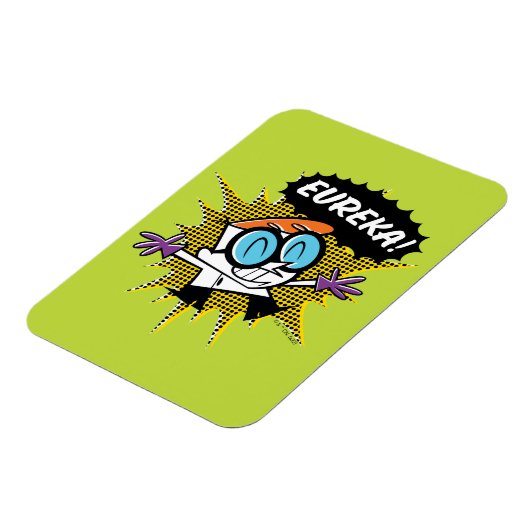 デクスター「ユーレカ！」 ハーフトーン吹き出しグラフィックス マグネット (左側)