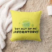 デクスター – 研究室から出て!!! クッション (ブランケット)