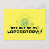 デクスター – 研究室から出て!!! ポストカード (正面)