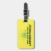 デクスター – 研究室から出て!!! ラゲッジタグ (正面縦)