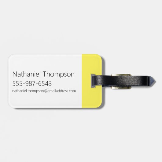 デクスター – 研究室から出て!!! ラゲッジタグ (裏面横)