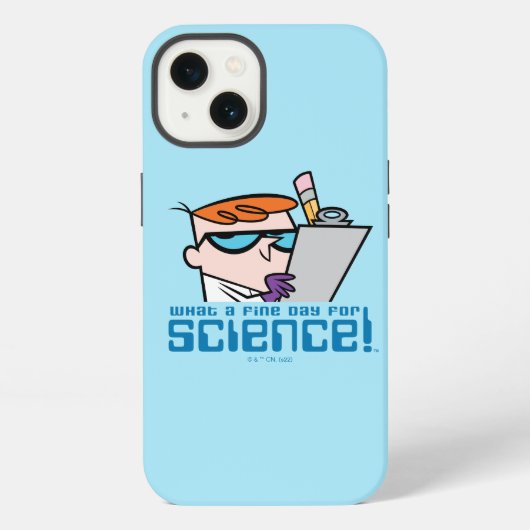 デクスター - 科学日和！ iPhoneケース (裏面)