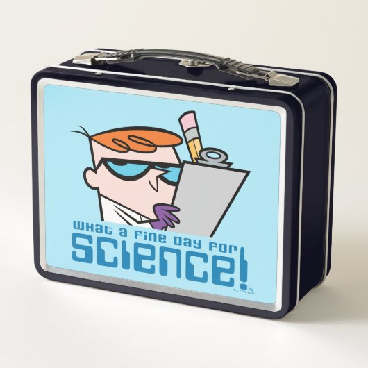 デクスター – 科学素晴らしにとって何の日だ! メタルランチボックス (裏面)