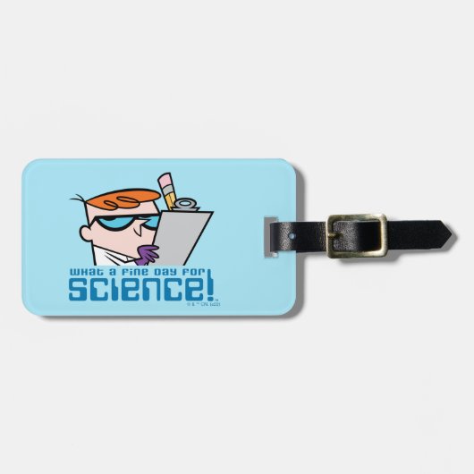 デクスター – 科学素晴らしにとって何の日だ! ラゲッジタグ (正面横)