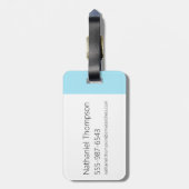 デクスター – 科学素晴らしにとって何の日だ! ラゲッジタグ (裏面縦)