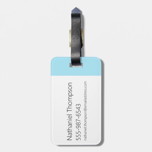 デクスター – 科学素晴らしにとって何の日だ！ ラゲッジタグ (裏面縦)