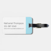 デクスター – 科学素晴らしにとって何の日だ! ラゲッジタグ (裏面横)