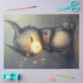 デクッペお洒落ージ生物ドラゴンダンデオン 薄葉紙 (クラフト)