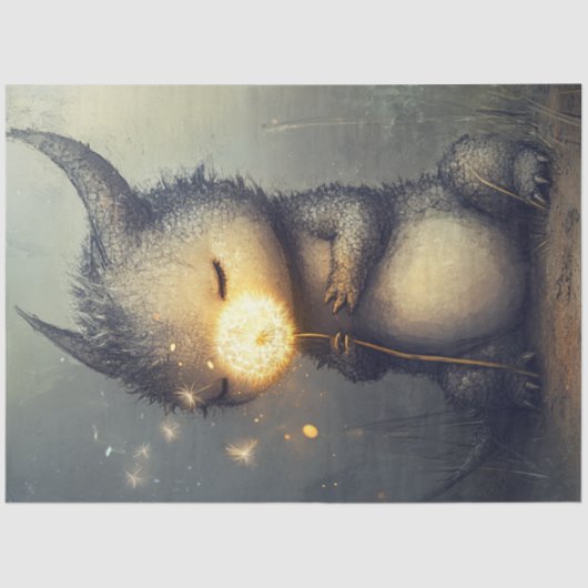 デクッペお洒落ージ生物ドラゴンダンデオン 薄葉紙 (正面)