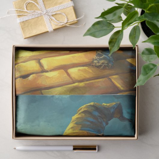 デクッペ幽霊のよく出るージかかし黄色レンガ道路 薄葉紙 (ギフト)