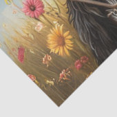 デクパージュの幻想的な野原の3匹のヤギ 薄葉紙 (詳細)