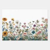 デクパージュ包装用風景転写紙 野の花 ラッピングペーパーシート (正面)