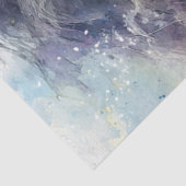 デクパージュ アボリジニの長老 水彩画アート 薄葉紙 (詳細)