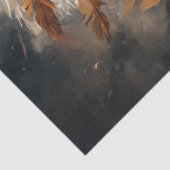デクパージュ オイルペイントの馬の肖像画アート 薄葉紙 (詳細)