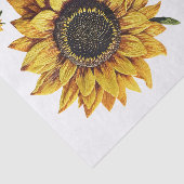 デクパージュ シングル サンフラワー 刺繍風 R 001 薄葉紙 (詳細)