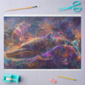 デクパージュ ネオンクジラアート 薄葉紙 (クラフト)