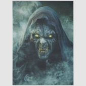 デクパージュ ハロウィン モンスター 発光目 薄葉紙 (正面)