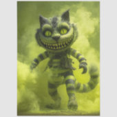 デクパージュ 緑縞猫 魔法の霧 薄葉紙 (正面)