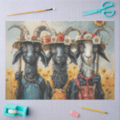 デクペお洒落ゴート農業姉妹 薄葉紙 (クラフト)