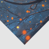 デクペお洒落ージの白熱［赤熱］光を放つキノコ 薄葉紙 (詳細)