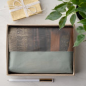 デクペお洒落ージハイランド牛カップル 薄葉紙 (ギフト)