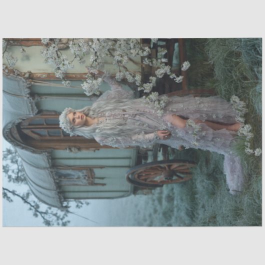 デクペお洒落ージプシービクトリアン放浪者 薄葉紙 (正面)