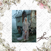 デクペお洒落ージプシービクトリアン放浪者 薄葉紙