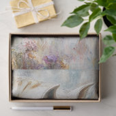 デクペお洒落ージホワイトホース&小さな女の子 薄葉紙 (ギフト)