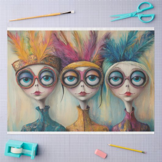 デクペお洒落ージ学司書 薄葉紙 (クラフト)