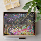 デクペお洒落ージ馬鮮やか抽象芸術旋回 薄葉紙 (ギフト)