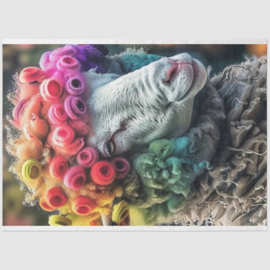 デクペお洒落ージRAMレインボーカラー 薄葉紙 (正面)