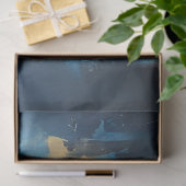 デクペコンテンポラリーージ青絵を描バイソン 薄葉紙 (ギフト)