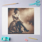 デクペビクトリアンゴシックウーマン 薄葉紙 (クラフト)